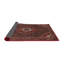 Tapis brun/rouge foncé/noir traditionnel Akaki-585161941