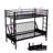 Full-Size On Twin Metal Multi-Functional Bunk Bed
