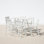 Sunset White Rectangle Bar Table