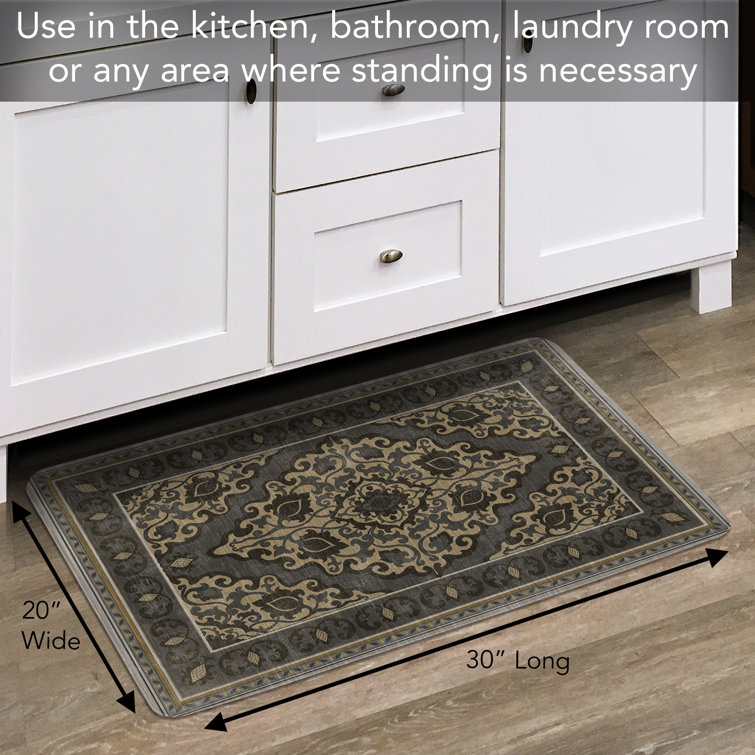 Gracie Oaks Makinzy Kitchen Rugs and Mats Non Skid Washable, Absorbent Rug  for Kitchen & Reviews