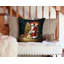Coussin Wheaten Terrier and Santa Claus-101410259