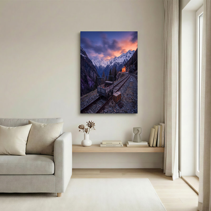 Art mural sur toile en bois, H 24 po x l 36 po