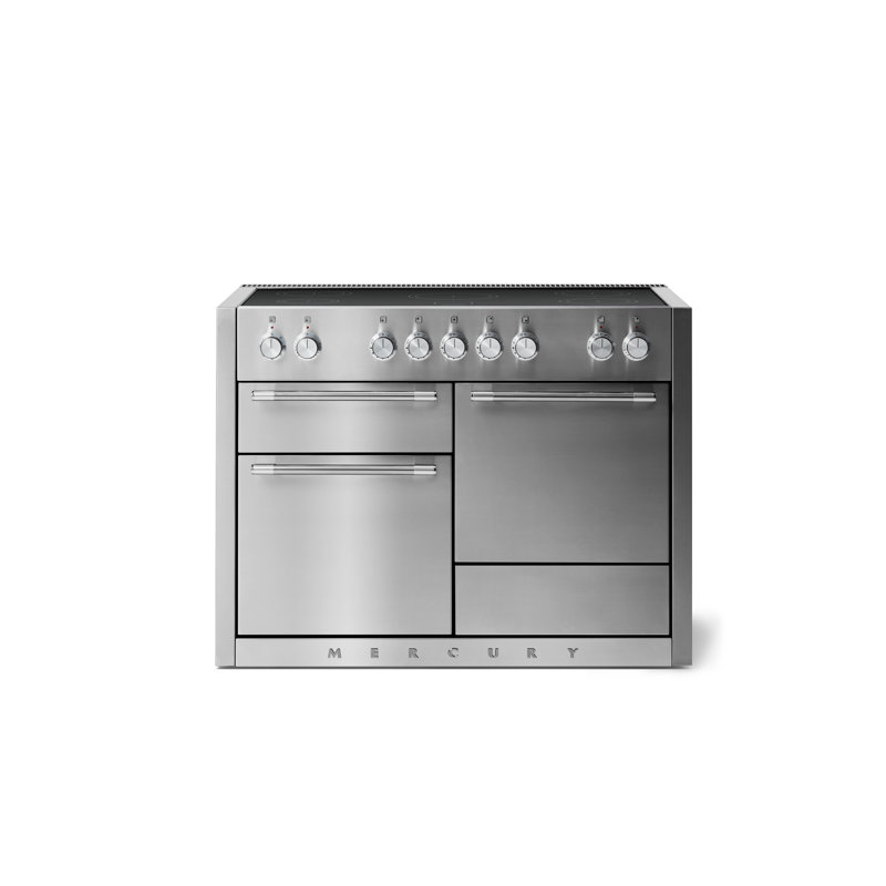 Mercury 48" 6 Cubic Feet Dual Fuel Freestanding Convection Range, Stainless Steel, Induction