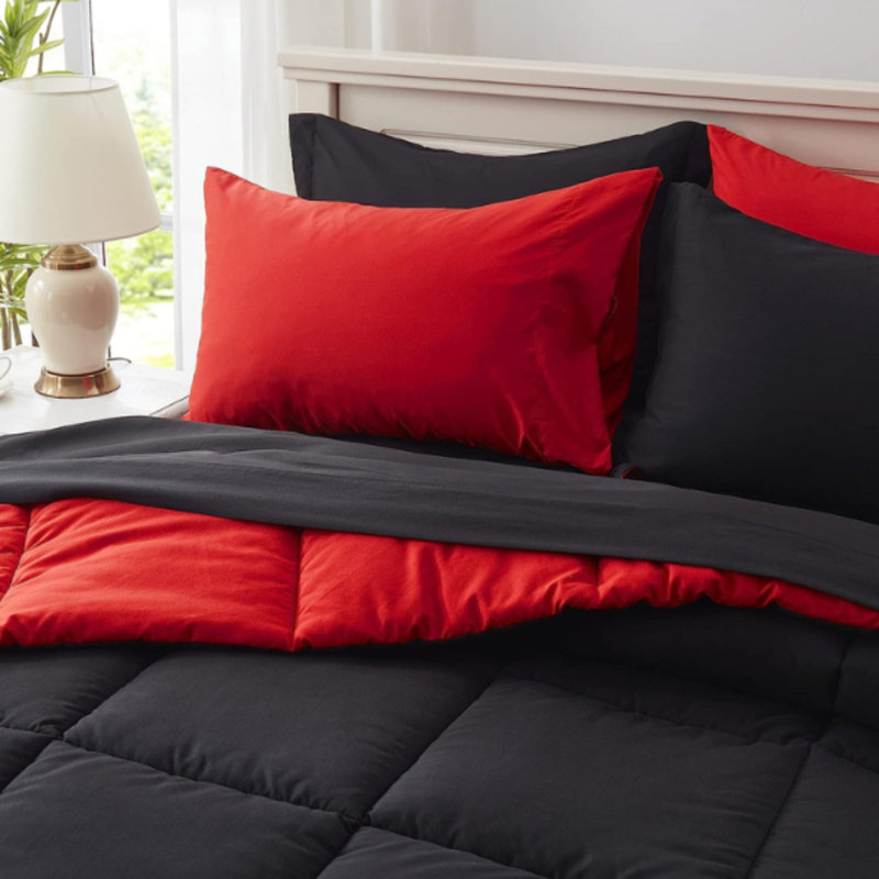 ENSEMBLE NOIR ET ROUGE