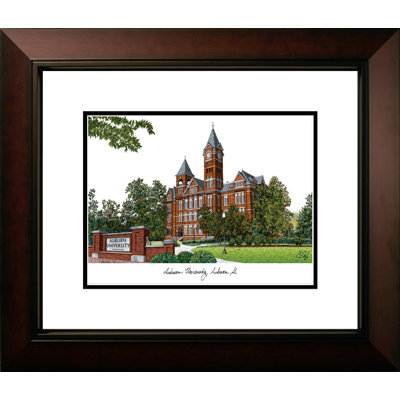 NCAA Auburn Tigers Legacy Alumnus Lithograph Picture Frame