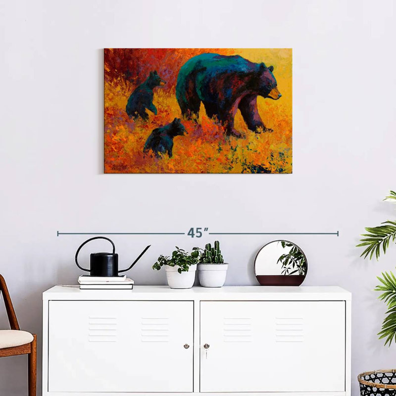 Brampt Double Trouble Black Bear, 20" H x 30" W