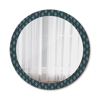Huldar Glass Flat Wall Mirror