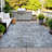 Machine Washable Indoor/Outdoor Xhevrie Blue Rug-111946789