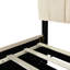 Grand lit plateforme tapissier avec 2 tiroirs et gigogne simple TG - beige robuste-1404481538