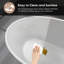 55'' X 30'' Freestanding Soaking Solid Surface Bathtub-114723100