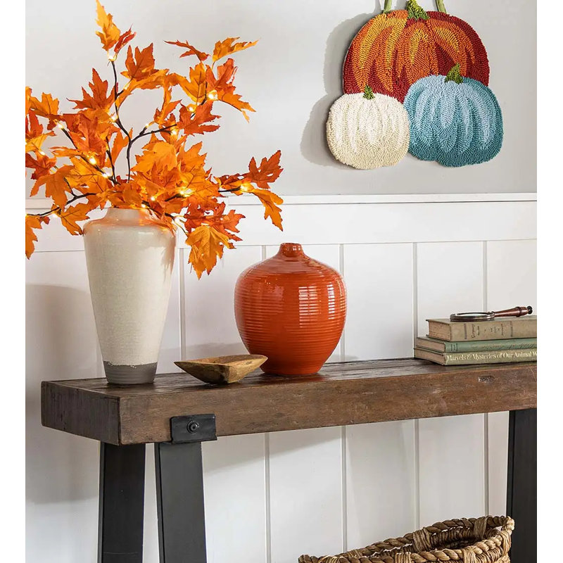 Paprika Ceramic Decorative Table Vase