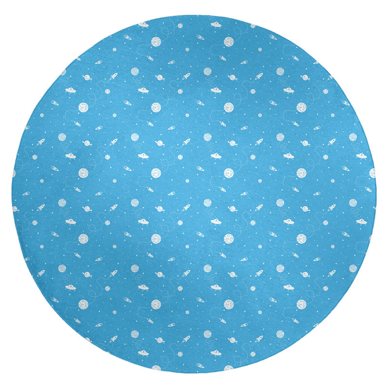 Tapis de zone verte outer space, Rond 5 pi