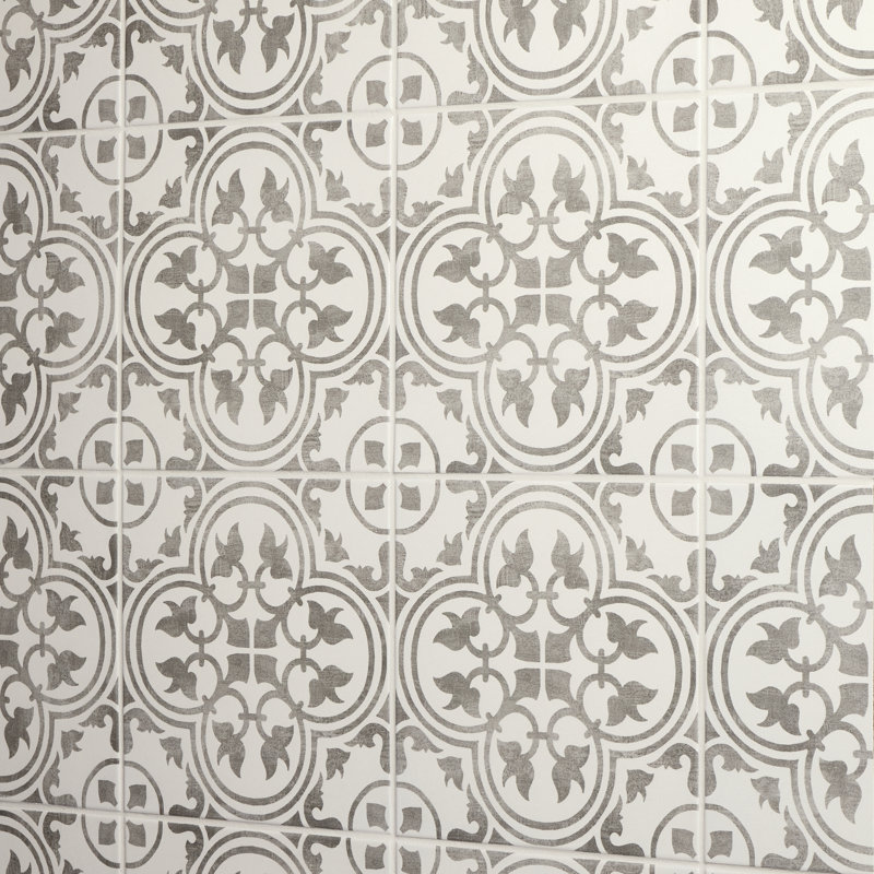 Daltile Memoir 12 x 12 Floor Tile (17 PCS Per Carton) (16.49 SQFT Per Carton), Petal Grey