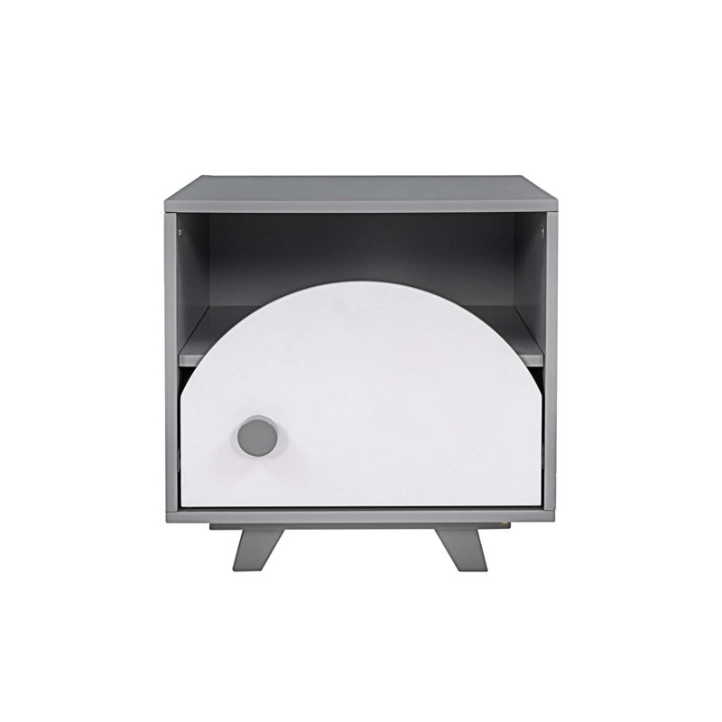 19.7'' W Nightstand, Gray