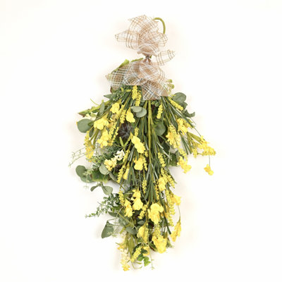 Ornement floral suspendu 26 po