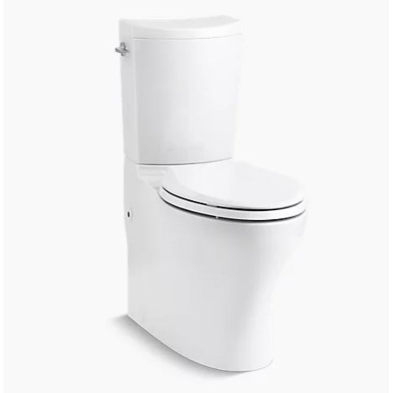 Persuade Curv Comfort Height Two-Piece Elongated Dual-Flush Toilet with Left-Hand Trip Lever and Skirted Trapaway