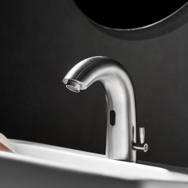 Robinet de salle de bain sans contact, Nickel