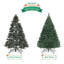 Arbre de Noël artificiel vert 54 po avec 200 lumières DEL