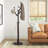 Solid Wood Freestanding 8- Hook Coat Rack-1206854186