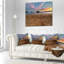Coussin Trodden Sand on Beach at Sunset - Sea & Shore-29963336-29965435