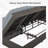 2-Seat Outdoor Wicker Chaise Lounge-86643244