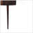 Backless Mounted Chestnut Console