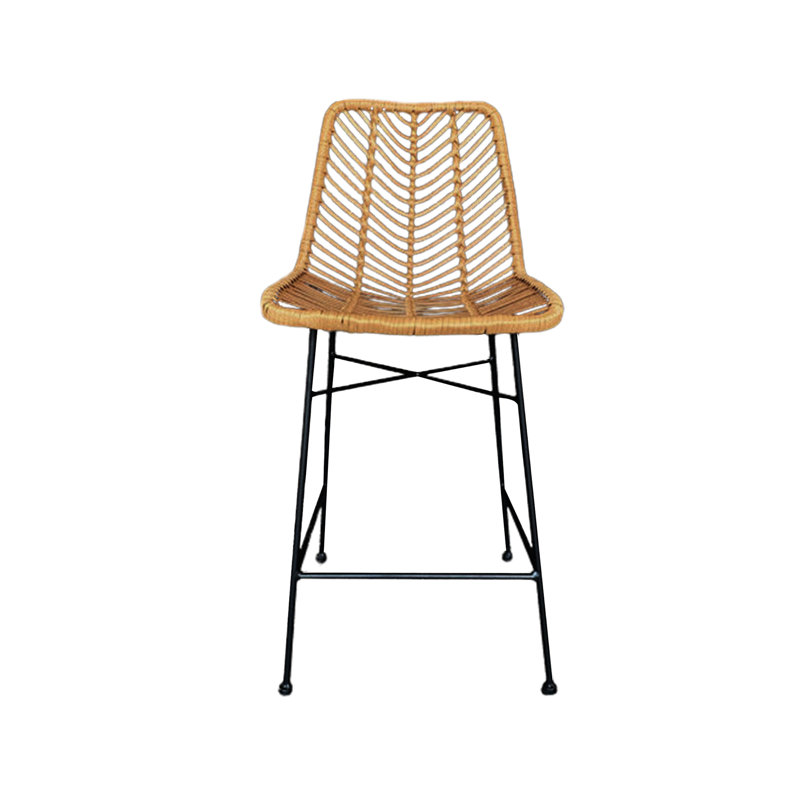 Deach Counter Stool with Metal Frame, Counter Stool (25.6” Seat Height)