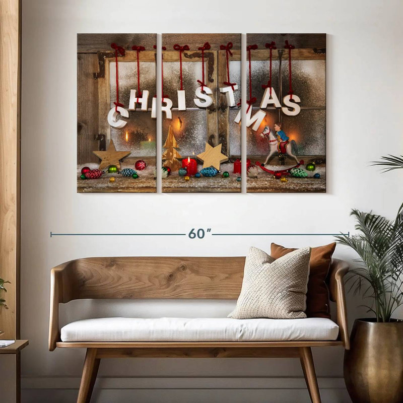 Fond de Noël, H 32 po x l 50 po