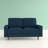 Isata 57.9" Square Arm  Loveseat-592503281