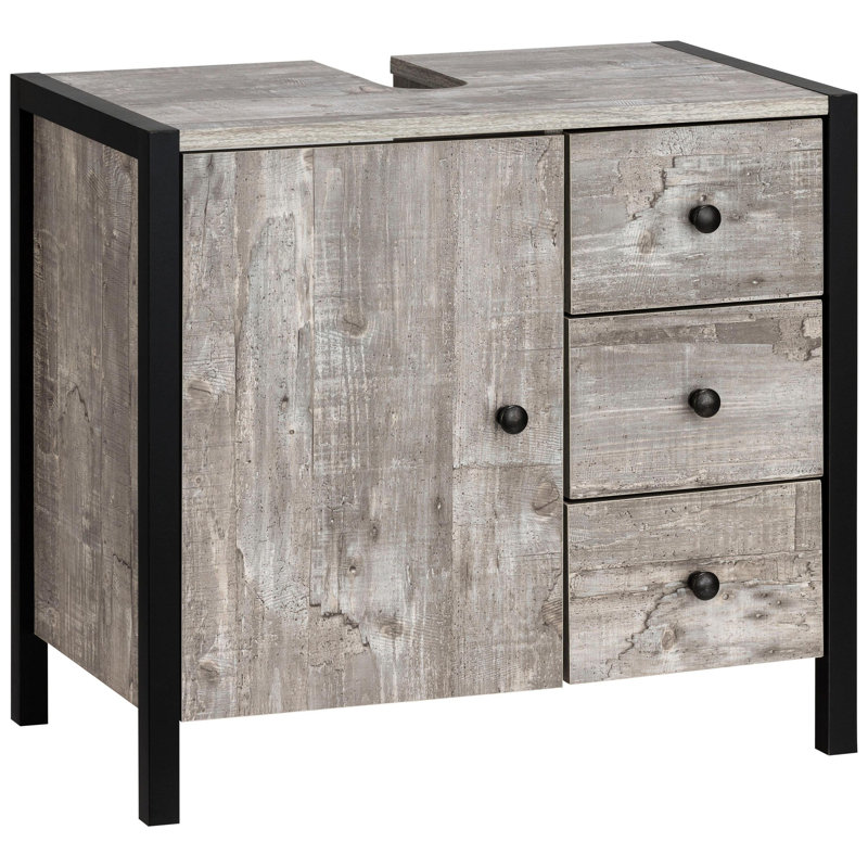 Killingworth Bathroom Storage Cabinet, Concrete