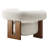 Jace Boucle Accent Chair In Pearl