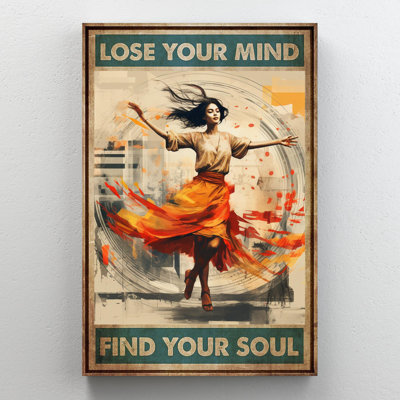 «Woman Dance Lose Your Mind» sur toile