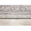 Tapis de couloir intérieur à médaillon floral gris / beige 2 pi x 8 pi (2 pi 3 po x 8 pi) Soraya de Branch Branch-1101578245