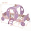 Lit simple Princess avec couronne et escalier-29745769
