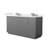 Icon 66" Freestanding Double Bathroom Vanity with Cultured Marble Top-114678654-114678655