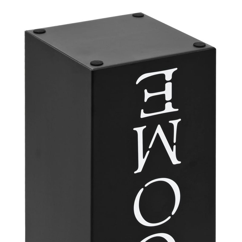 Rufus Steel Freestanding Umbrella Stand, Black