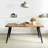 Shivani Elegant 7-Piece Dining Table Set for 6, 63" Live Edge Dining Table with Upholstered Chairs for Kitchen Dining Room-106863527-110438266
