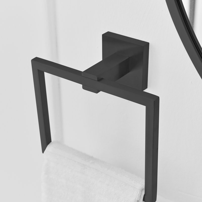 Towel Ring, Matte Black