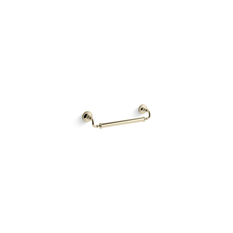 Kohler Artifacts Grab Bar, 24"W, Vibrant Brushed Modern Brass