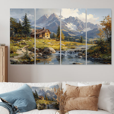 Rothsville - California Wall Art - Art mural moderne, 4 pièces