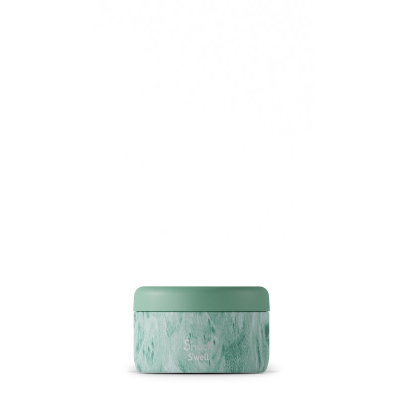 S'nack by S'well Stainless Steel Food Container, Peppermint Tree