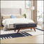 Tissu en laine Teddy, pieds en bois massif pour le pesage massif et tabouret de lit avec fonction de rangement-876241160