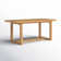 Modica 70'' Pine Solid Wood Sled Dining Table