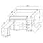 Graber European Single (90 X 200 Cm) Loft Bed Children's Bed , Youth Bed with Storage Included with Desk Included-1951636216