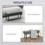 Doyline Polyester Upholstered Bench-1225394301