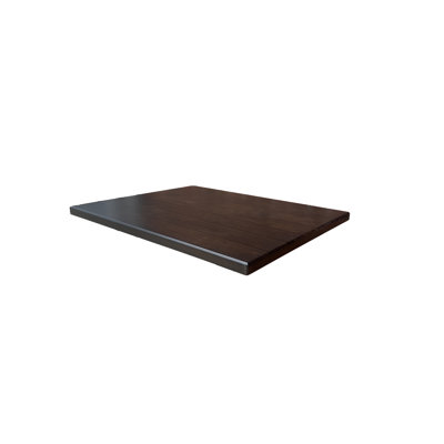 Plateau de table d'extérieur en bois thermolaqué