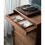 Commode d'appoint de sol en noyer