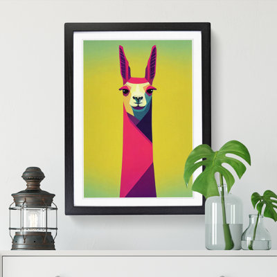Llama Minimalism Vol.2 - Single Picture Frame Print