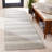 Masaitis Hand Tufted Wool And Cotton With Latex Striped Rug-876453206