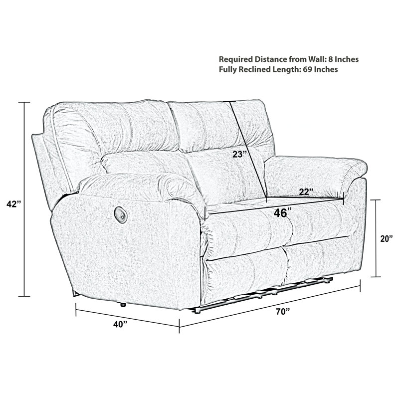 Niceto Electric Reclining Loveseat